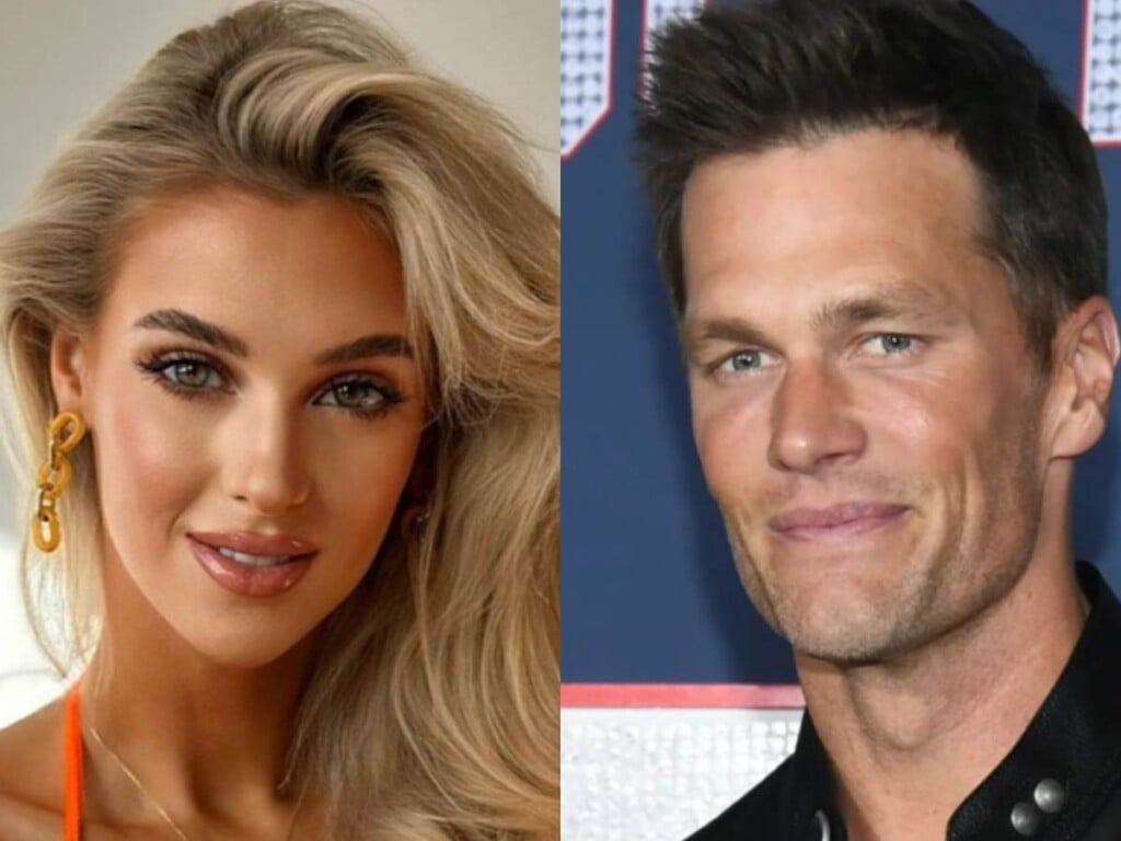 Veronika Rajek and Tom Brady (Image via Celebwell and Complex)