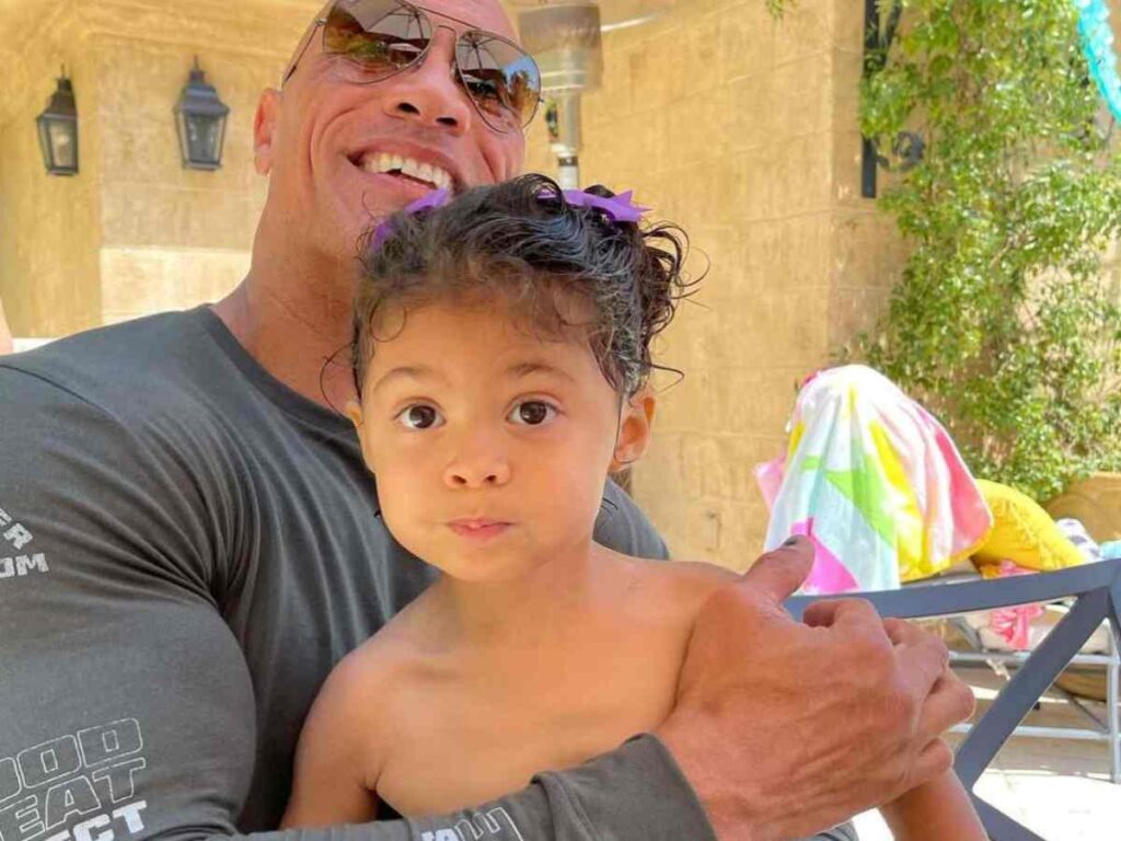 Dwayne Johnson and Tiana Gia Johnson