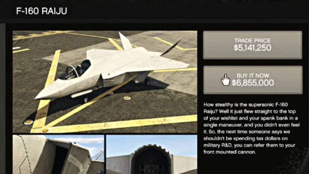 Is the F-160 Raiju worth buying in GTA Online?