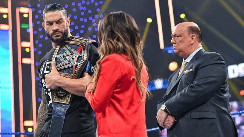 "Would be great if she joined the Bloodline"- WWE Universe reacts to Roman Reigns claiming WWE personality is Paul Heyman's "girlfriend" on SmackDown