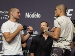 Alex Pereira and Sean Strickland (Image Courtesy: UFC)