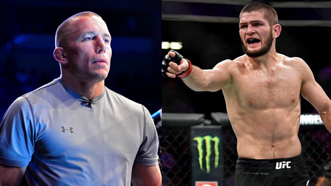 Despite Rejecting $100,000,000 Offer to Unretire Once, Fans Believe Khabib Nurmagomedov vs. Georges St-Pierre Is Possible - The SportsRush