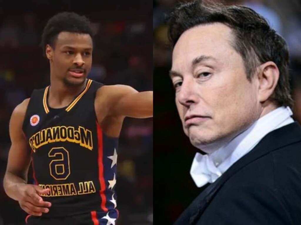 Elon Musk and Bronny James