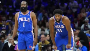 James Harden and Joel Embiid