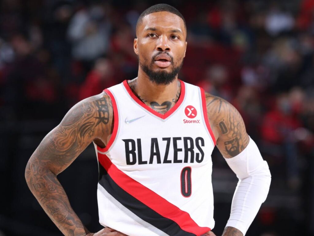 Damian Lillard (Image via Kevork Djansezian/Getty Images)