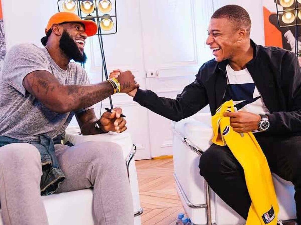 Kylian Mbappe is a fan of Lebron James and the Lakers