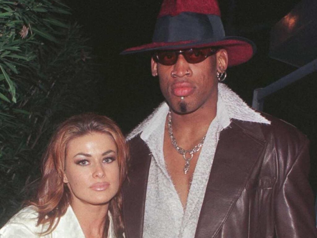 Dennis Rodman and Carmen Electra