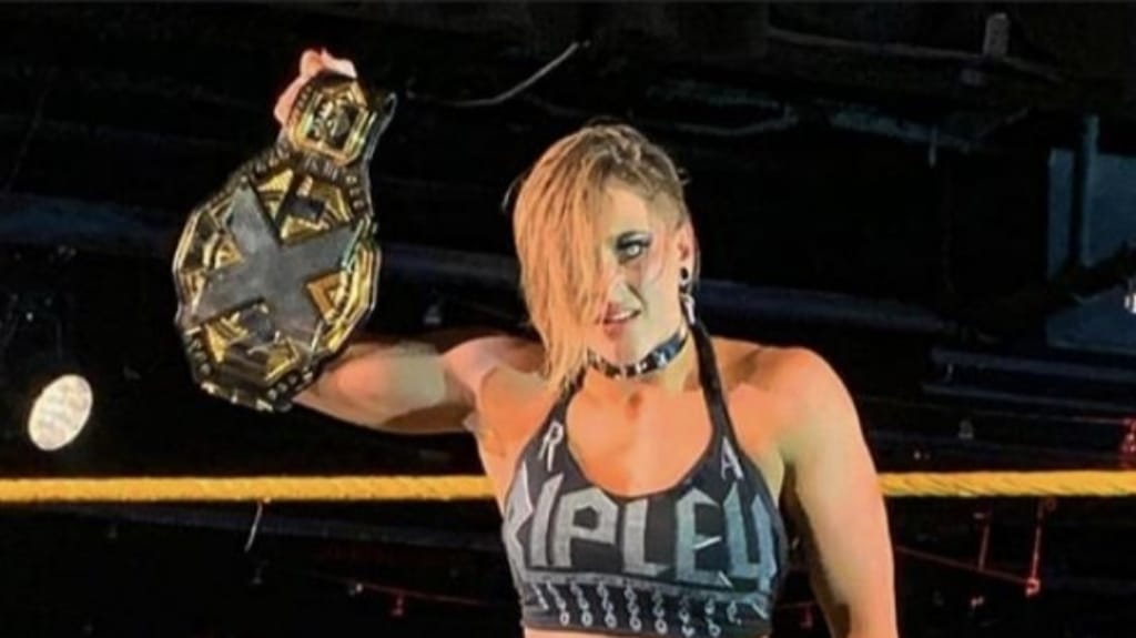 Rhea Ripley shares horrific injury photo as her piercing came off during her match against Natalya on Raw