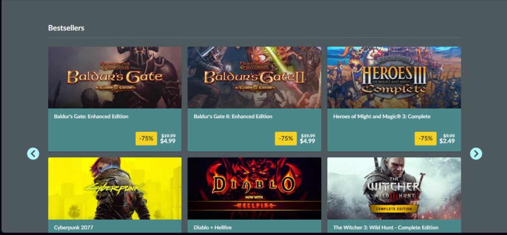 GOG Autumn Sales Best Deals
