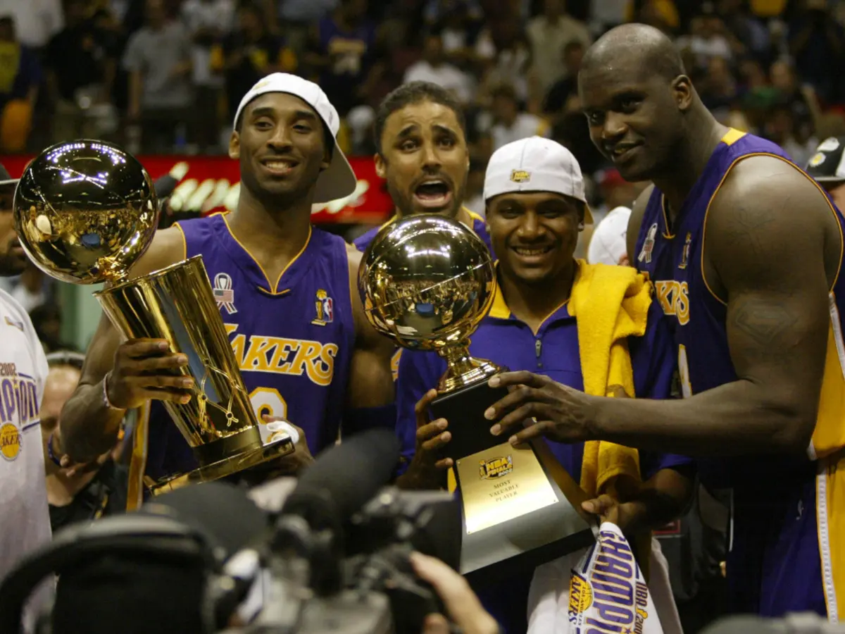 Lakers celebrate NBA Championship win