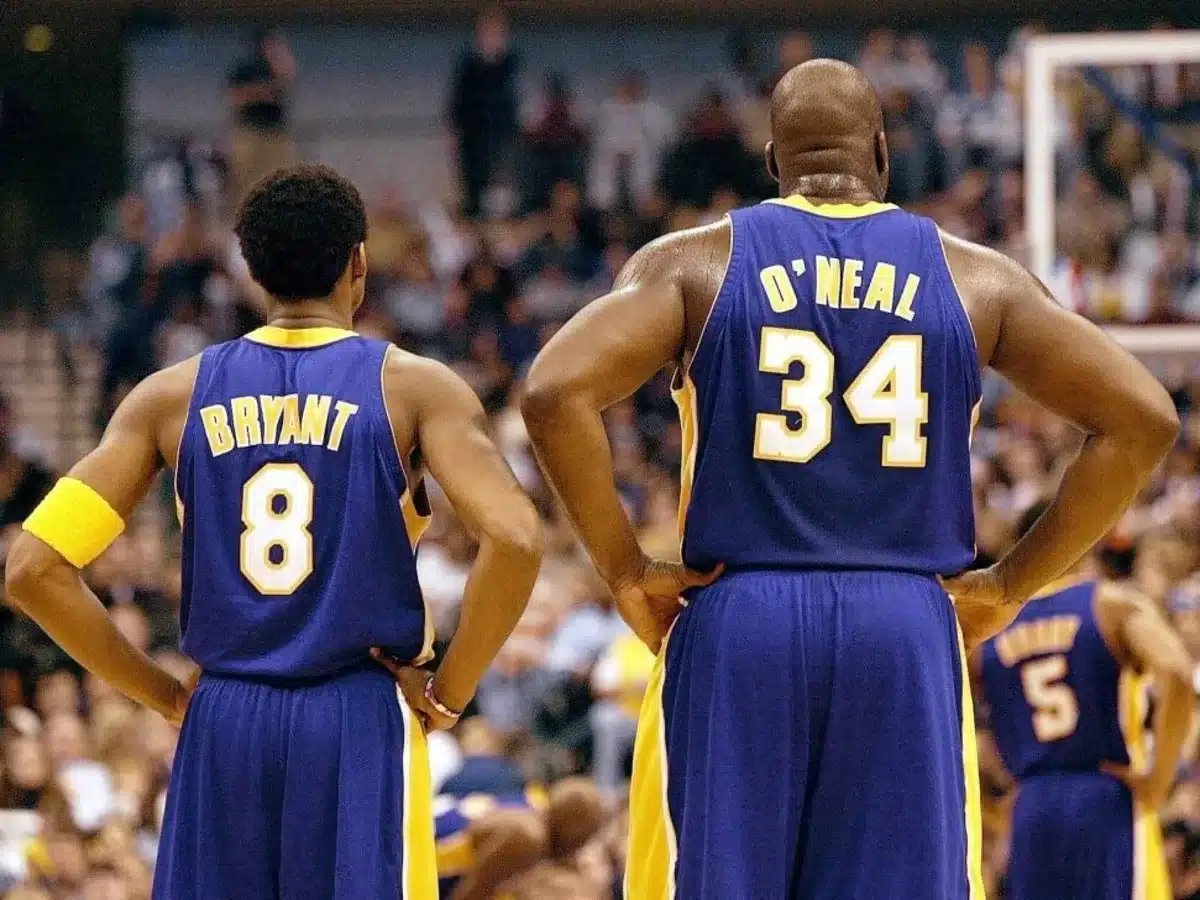 Kobe Bryant and Shaquille O'Neal