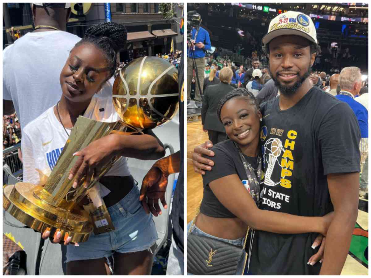 Angelica Wiggins with her brother Andrew Wiggins 