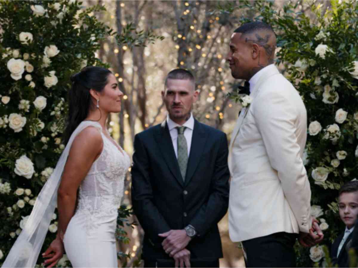 Kelsey Plum and Darren Waller