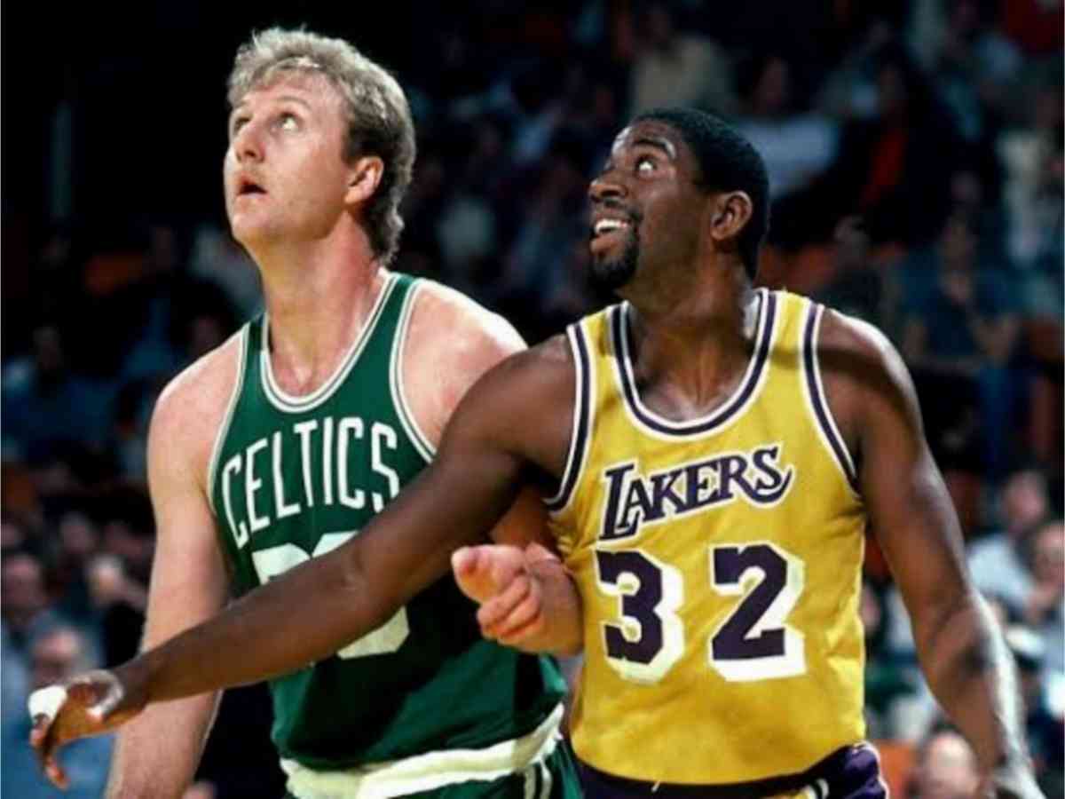 Larry Bird and Magic Johnson