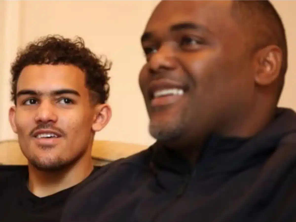 Trae Young and his father Rayford Young