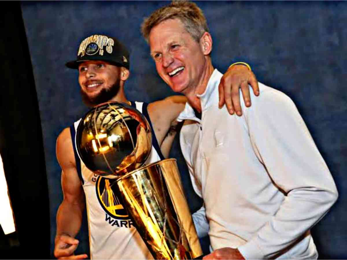 Stephen Curry and Steve Kerr