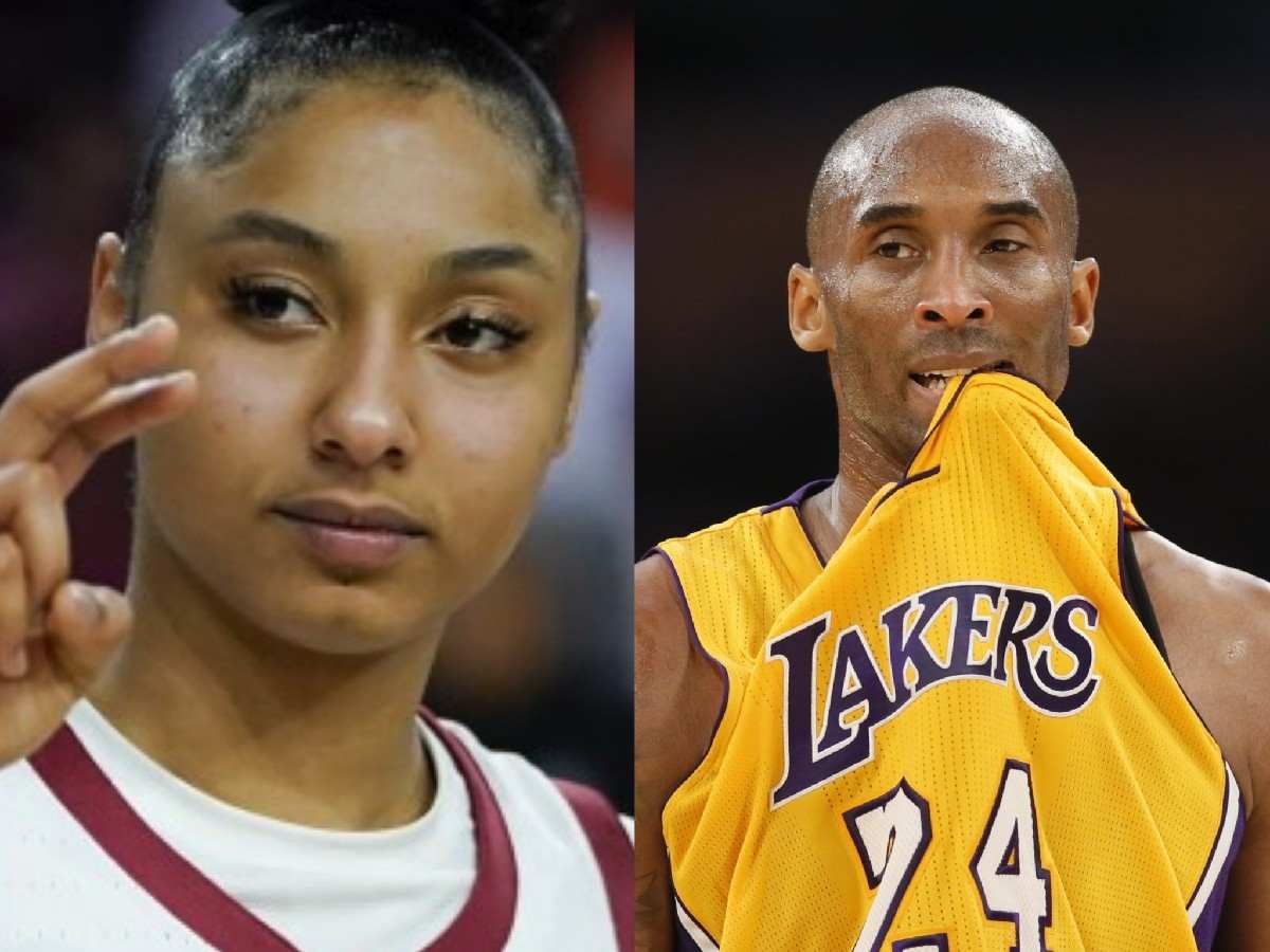 JuJu Watkins with Kobe Bryant