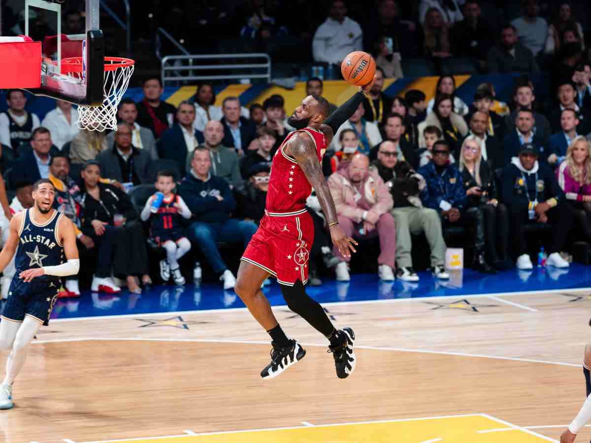 LeBron James put up a dunk show at the All-Star game, leaving fans baffled why would he miss tomorrow's game