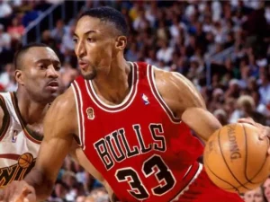 Scottie Pippen for the Chicago Bulls