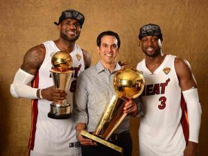 LeBron James and Dwyane Wade won 2 championships together, had Chris Paul joined them and Chris Bosh, they could have won 4