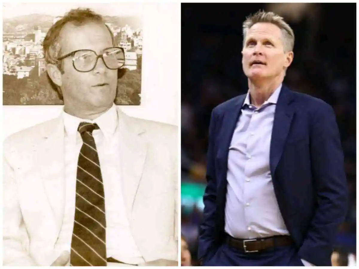 father Malcolm Kerr and Steve Kerr