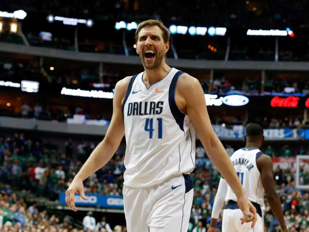 Dirk Nowitzki one of the top scorers in the NBA all-time scoring list