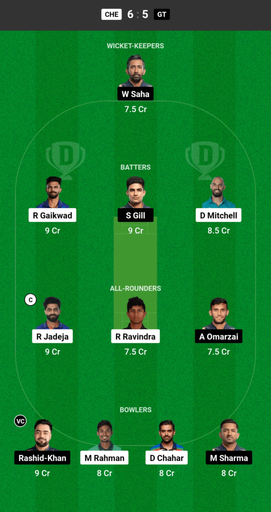 CSK vs GT Dream11 Prediction Team 2