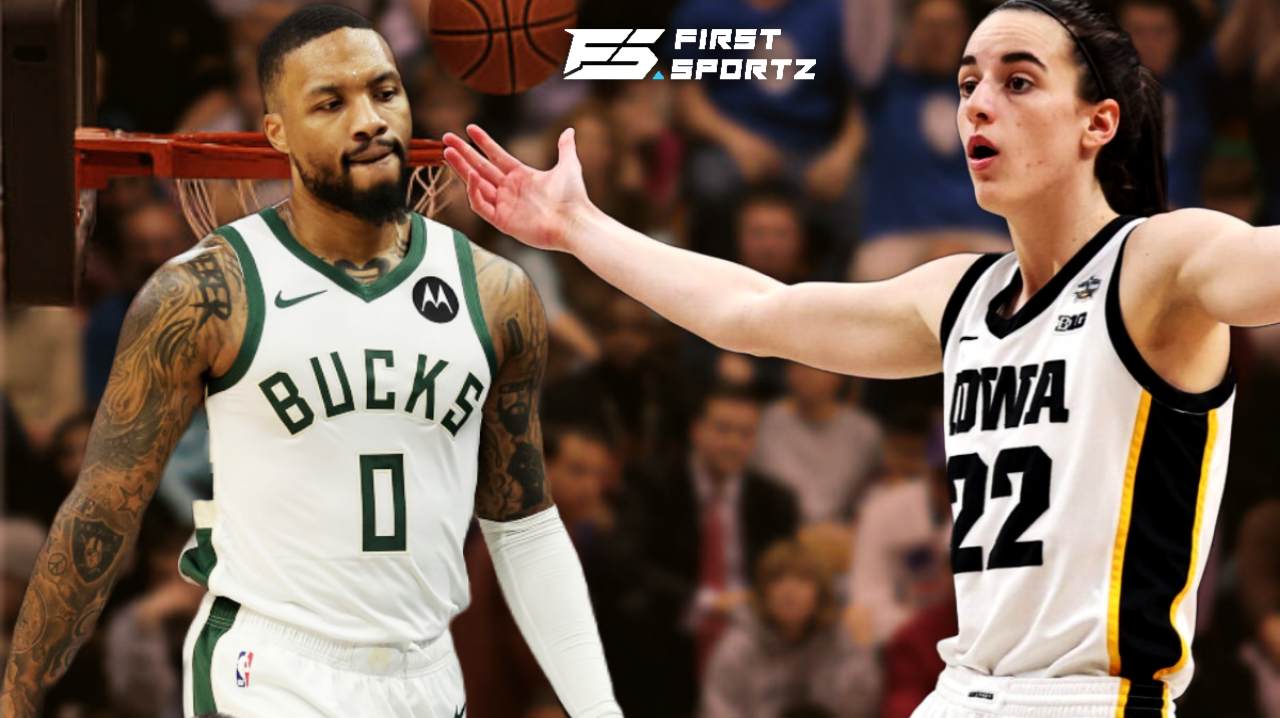 Iowa Caitlin Clark and Bucks Damian Lillard