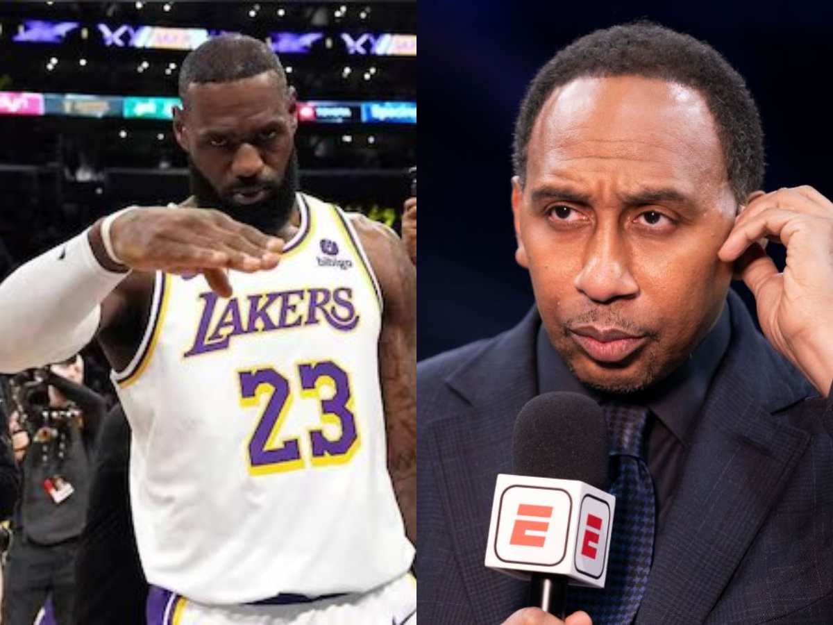 LeBron James and Stephen A Smith