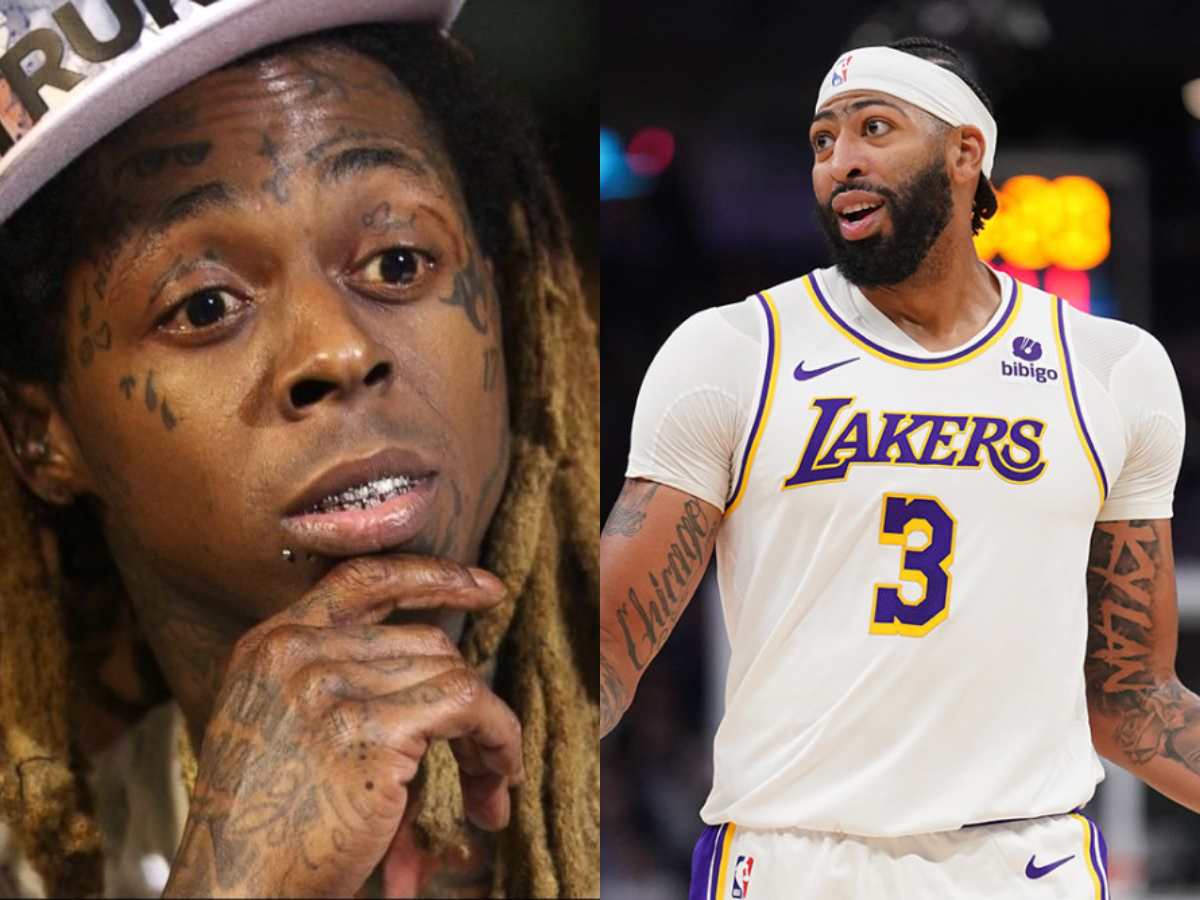 Anthony Davis and Lil Wayne