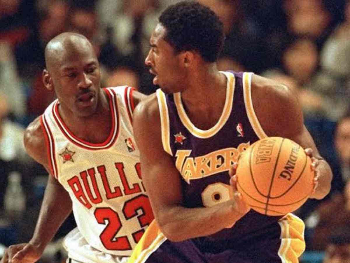 The Late Kobe Bryant and Michael Jordan (via Open Source/X)