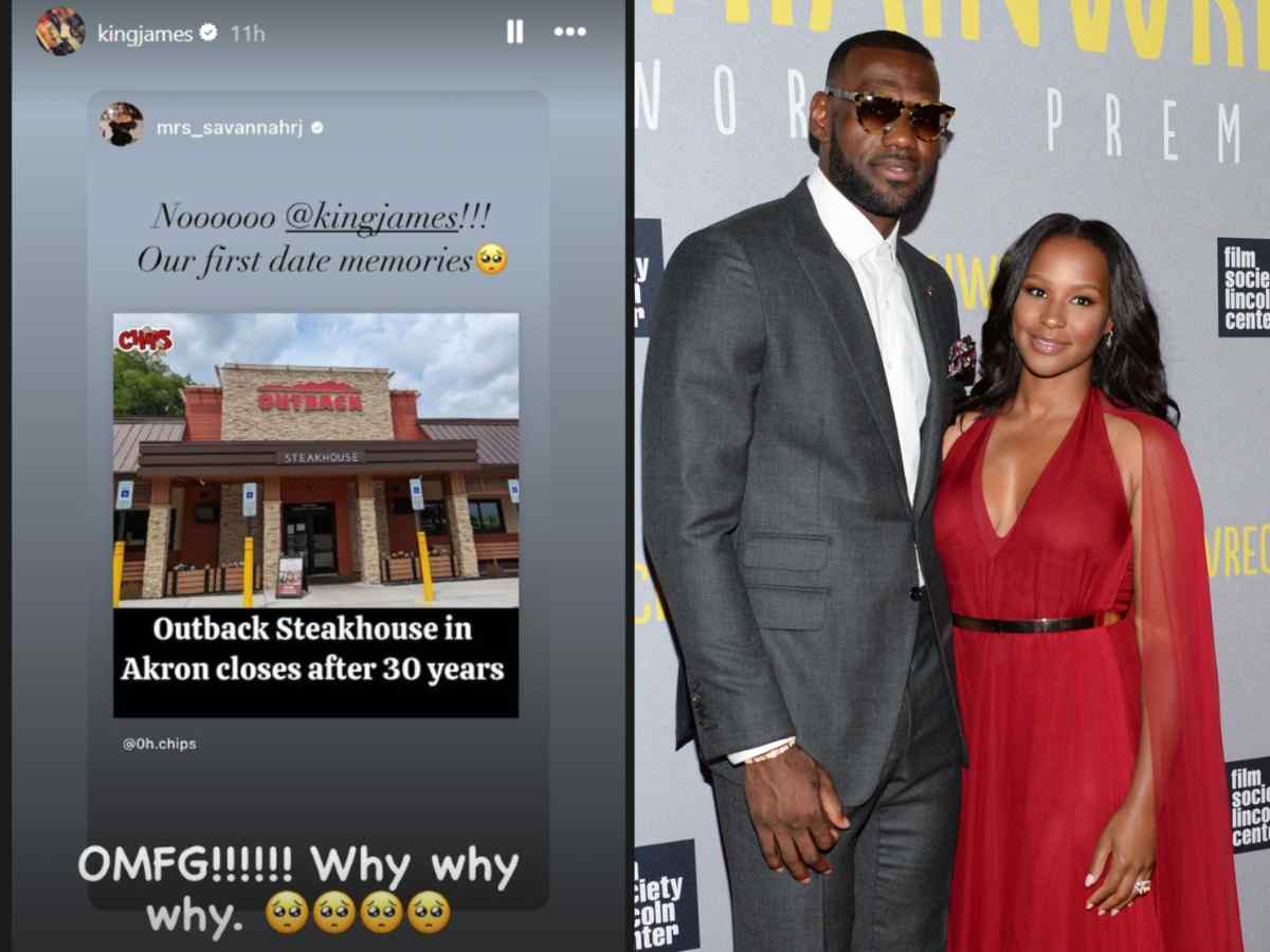 LeBron James and Savannah James (Image via Instagram)