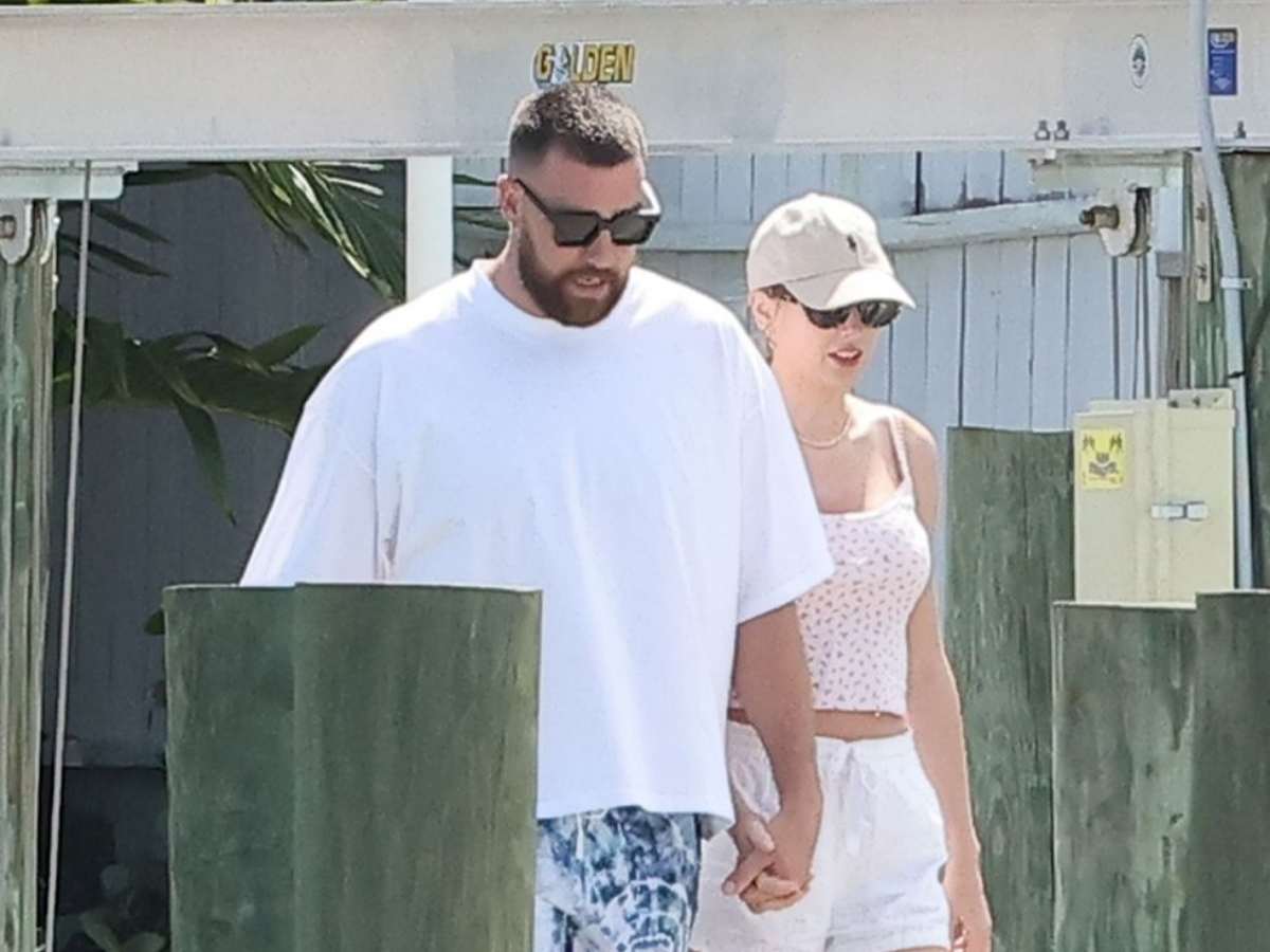 Travis Kelce and Taylor Swift spotted in Bahamas