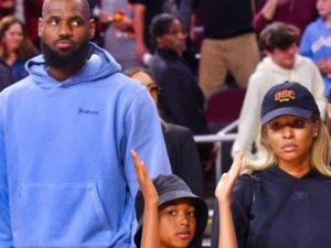 LeBron James and Savannah James