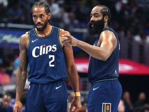 Kawhi Leonard and James Harden