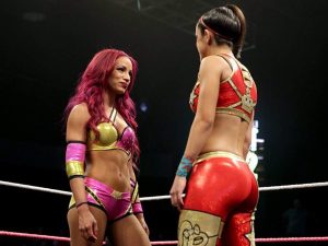 Sasha Banks and Bayley