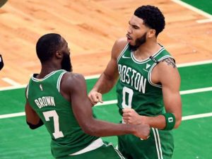 Jaylen Brown and Jayson Tatum