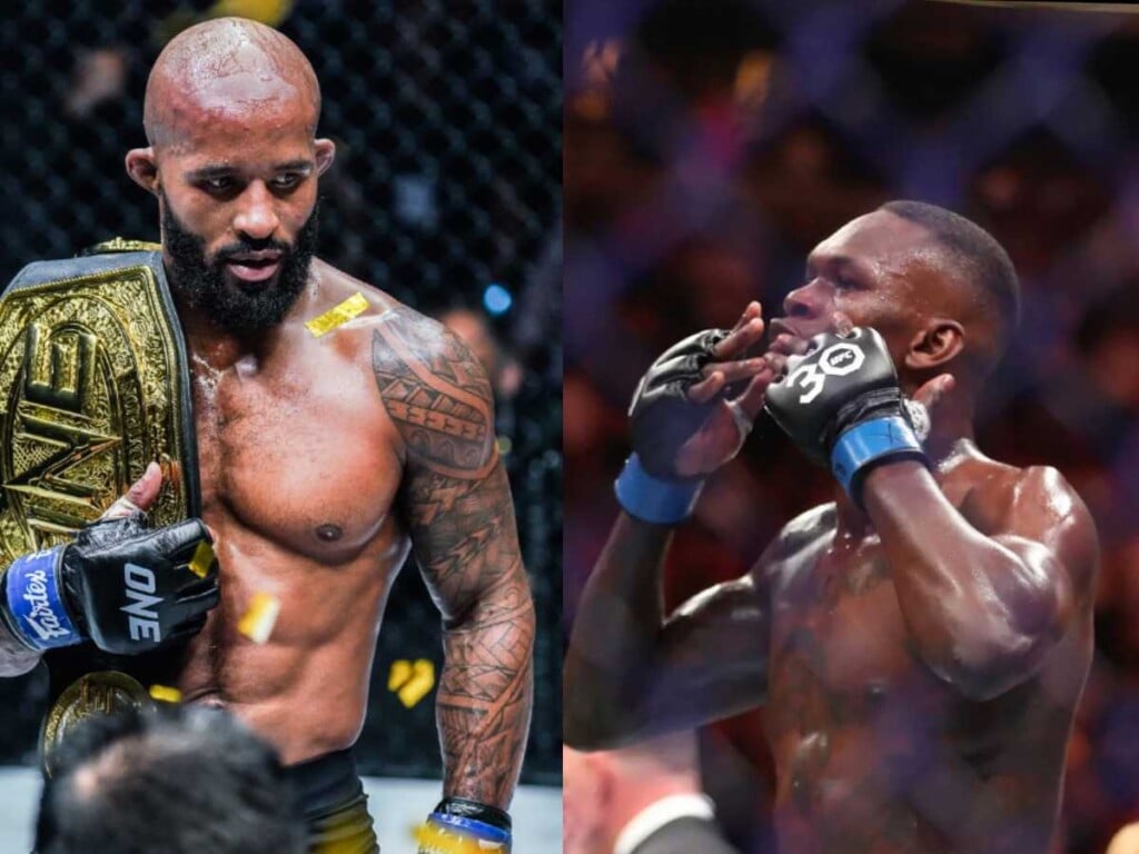 Demetrious Johnson and Israel Adesanya