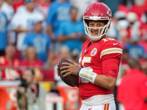 Patrick Mahomes is excited with what players his Kansas City Chiefs have added in the past few weeks