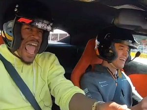 Jimmy Butler and Lando Norris