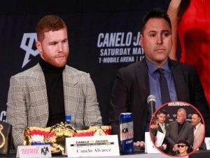 Canelo Alvarez accuses Oscar De La Hoya of theft