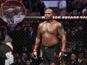 UFC reporter caught heavyweight star  Derrick Lewis cup at UFC St. Louis