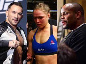 Michael Chandler, Ronda Rousey, and Daniel Cormier