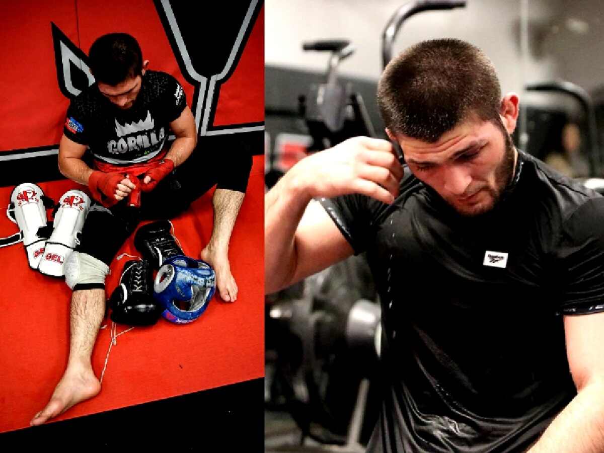 Fans identify Khabib Nurmagomedov's intense training with alleged financial troubles