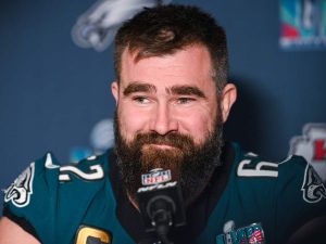 Jason Kelce has a wild take involving LeBron James in the 'heated' NFL vs. NBA debate