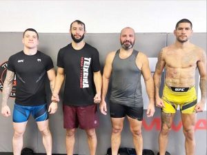 Wellington Turman, Dominick Reyes, Glover Teixeira, and Alex Pereira