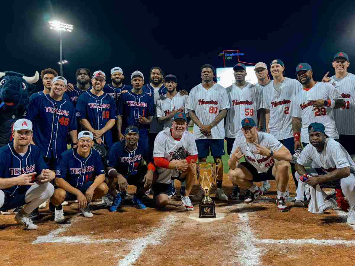 JJ Watt hosted his charity softball game between Houston Texans players present and past