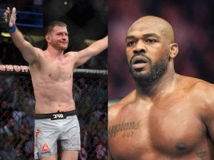 Stipe Miocic and Jon Jones