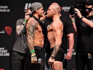 Conor McGregor vs. Dustin Poirier at UFC 257