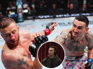 Max Holloway talks about getting dropped by Justin Gaethje